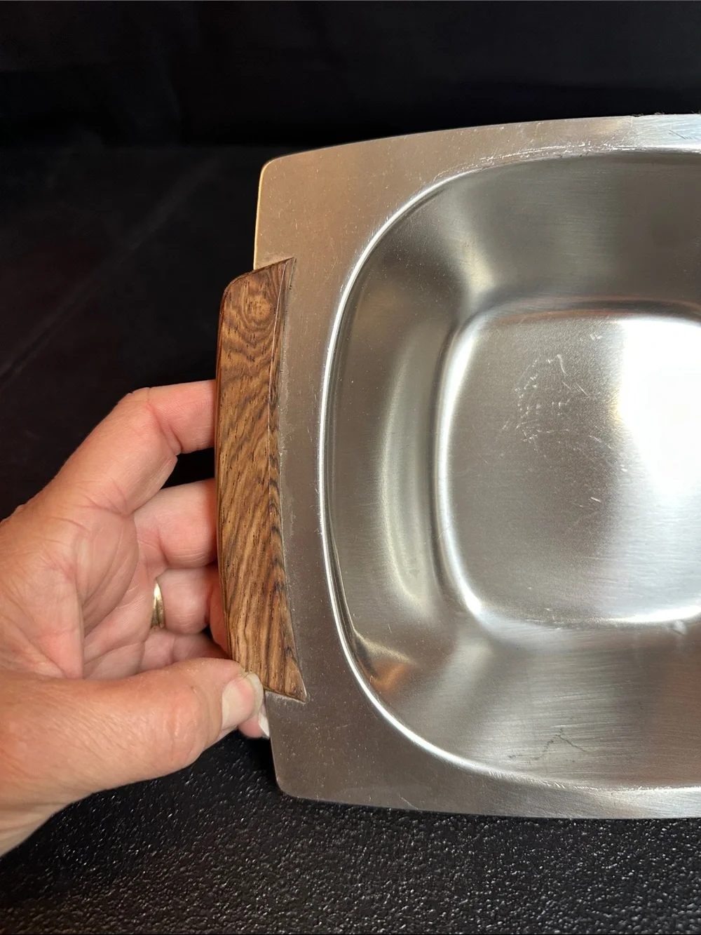 VTG Selandia Denmark 18/8 Stainless Steel with Teak wood handles